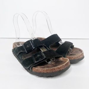 Birkenstock Arizona Black Suede Sandals Size 38 7 Women’s